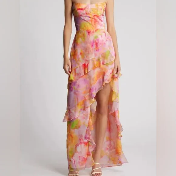 Amanda Uprichard Magnolia Maxi Dress 🌺 — Size Large | NWT - Picture 5 of 16
